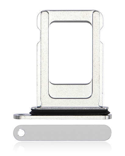 [107082128655] Tiroir SIM compatible iPhone 14 Pro - 14 Pro Max - Argent