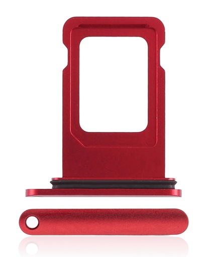 [107082110684] Tiroir SIM double compatible iPhone XR - Rouge