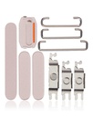 Boutons Power, Volumes et Switch compatibles iPhone 15 - 15 Plus - Rose