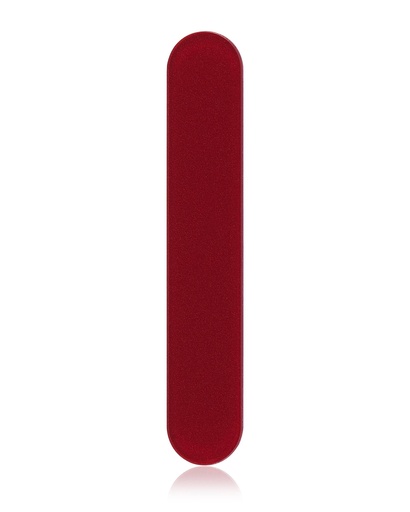 [107082140863] Bande de bord en verre 5G compatible iPhone 13 - 13 Mini - Rouge