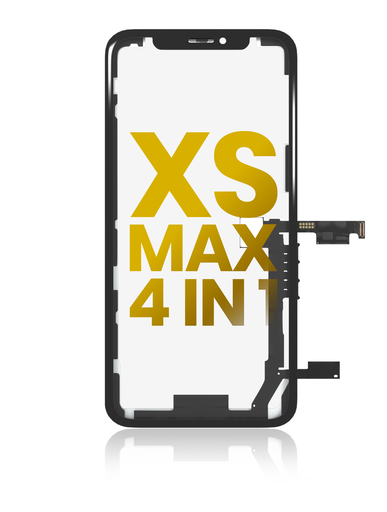 [107082073375] 4 en 1 avec châssis inclus - Vitre tactile, OCA, Long Touch et OCA préinstall compatibles iPhone XS Max - OCA Master