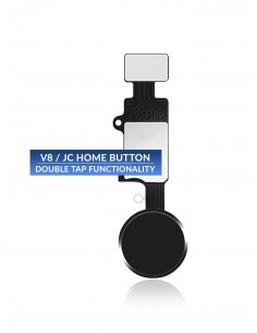 [107082004860] Bouton Home sans Bluetooth JC Pro V8.1 pour iPhone 7 / 7 Plus / 8 / 8 Plus - Noir