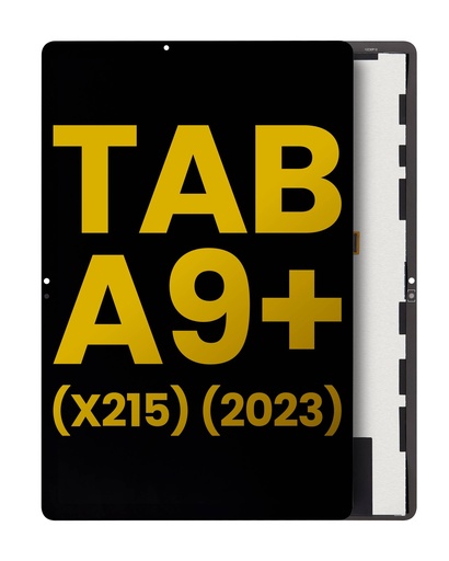 [107082131462] Bloc écran LCD sans châssis compatible SAMSUNG Galaxy Tab A9+ 2023 - X215 - Reconditionné - Noir