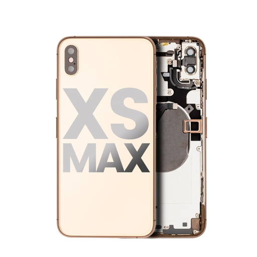 [107082009830] Châssis avec nappes pour iPhone XS MAX - Grade A - avec Logo - Or