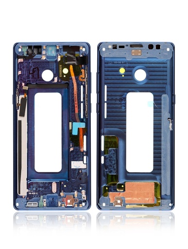 [4270.4547] Châssis avec écouteur et boutons - compatible pour Samsung Galaxy Note 8 - Bleu
