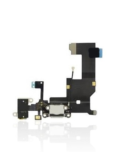 [107082000311] Connecteur de charge compatible pour iPhone 5 - Argent