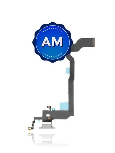 [107082002197] Connecteur de charge pour iPhone X (Aftermarket Quality) - Argent