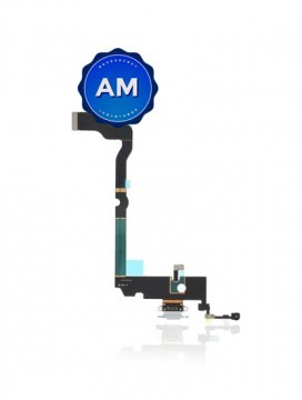 [107082002290] Connecteur de charge Pour iPhone XS Max (Aftermarket Quality) - Argent