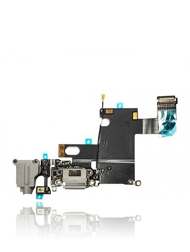 [107082000658] Connecteur de charge pour iPhone 6 (Aftermarket Quality) - Gris sidéral