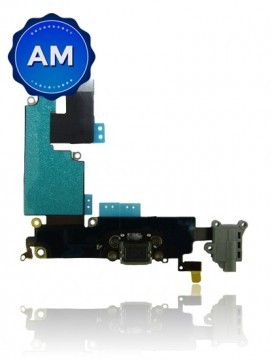 [107082000716] Connecteur de charge pour iPhone 6 Plus (Aftermarket Quality) - Gris sidéral