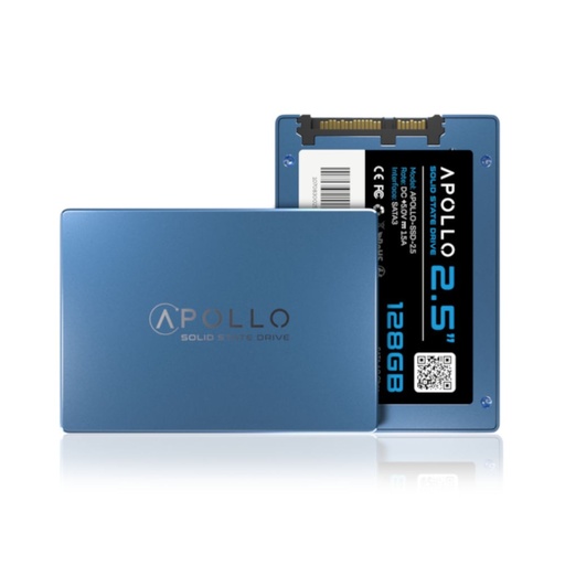 [107083002522] Disque Dur SSD Apollo 2,5 pouces SATA 3 - 3D Nand - 128Go