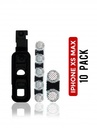 Grille anti-poussière micro et haut parleur Pour iPhone XS Max - sachet de 10 - Noir