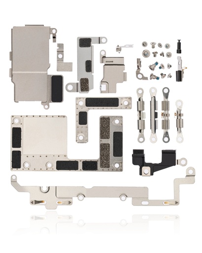 [107082001662] Kit complet de petit support en métal compatible pour iPhone 11