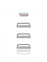 Kit de boutons (Power/Volume/Switch) pour iPhone 6 / 6 Plus - Argent