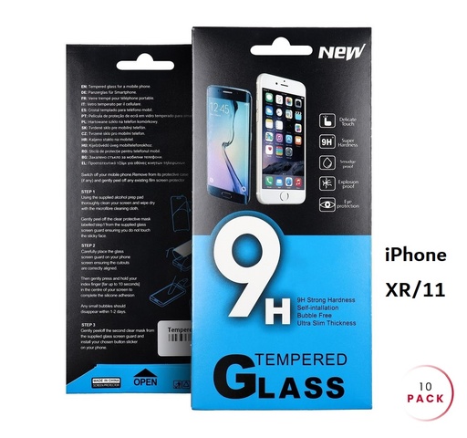 [1920.4669] Pack de 10 verres trempés pour iPhone XR et iPhone 11