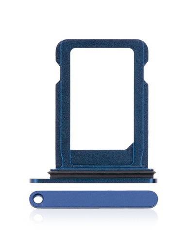 [107082082852] Tiroir SIM pour iPhone 12 Mini - Bleu