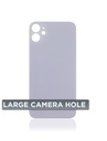 Vitre arrière Pour iPhone 11 Pro (No Logo / Large Camera Hole) - Argent