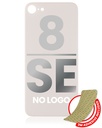 Vitre arrière avec adhésif 3M compatible pour iPhone 8 / SE (2020) - Sans logo - Or