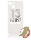 Vitre arrière compatible pour iPhone 13 Mini - Sans logo - Lumière stellaire