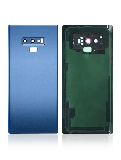 [107082012231] Vitre arrière pour SAMSUNG Note 9 - N960F - Bleu (sans logo)