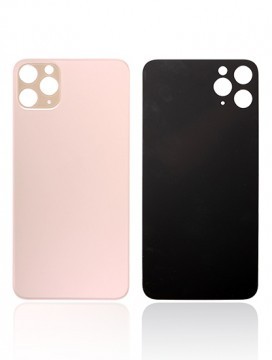 [107082069625] Vitre arrière pour iPhone 11 Pro - Or - Large camera holes