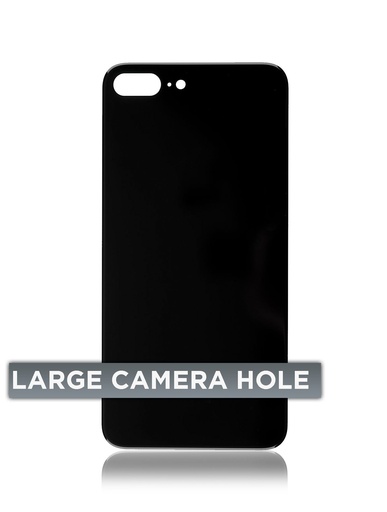 [107092000540] Vitre arrière pour iPhone 8 Plus (No Logo / Large Camera Hole) - Gris sidéral