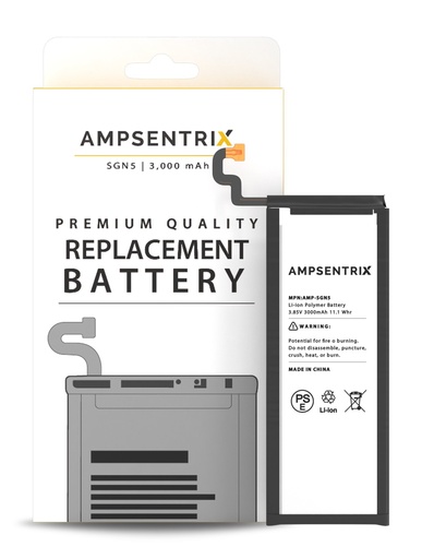[107082011212] Batterie compatible pour SAMSUNG Note 5 - N920F - EB-BN920ABE (AmpSentrix)
