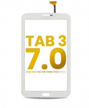 [107082013601] Vitre tactile pour SAMSUNG Galaxy Tab 3 T211/T215 (7') - Blanche