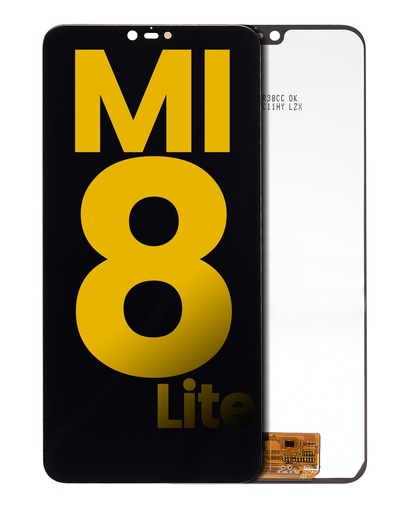 [107082121101] Bloc écran LCD sans châssis compatible Xiaomi Mi 8 Lite - Reconditionné - Toute couleur