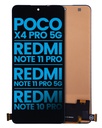Bloc écran LCD sans châssis compatible XIAOMI Redmi Note 10 Pro - 11 Pro - 11 Pro 5G - Poco X4 Pro 5G - AfterMarket Incell - Toutes couleurs