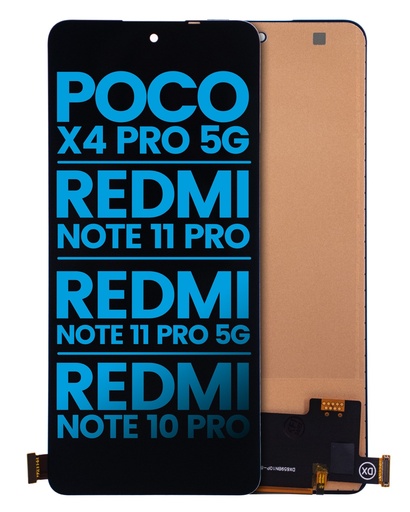 [107082126101] Bloc écran LCD pour XIAOMI Redmi Note 10 Pro / 11 Pro / 11 Pro 5G / Poco X4 Pro 5G (sans chassis) - AfterMarket Incell