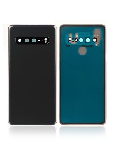 [107082020153] Vitre arrière compatible pour Samsung Galaxy S10 5G - Majestic Black