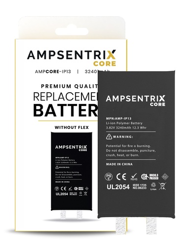 [107082074631] Batterie à souder pour iPhone 13 - AmpSentrix