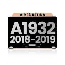[107082069512] Bloc écran LCD compatible pour MacBook Air 13" Retina - A1932 - Fin 2018 Debut 2019 - Rose Gold