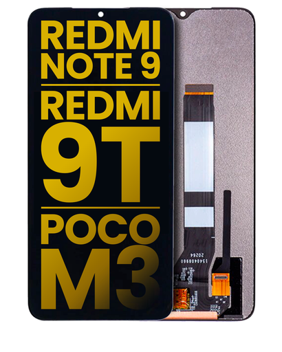 [107082103702] Bloc écran LCD compatible pour XIAOMI Redmi Note 9 / Redmi 9T / Poco M3 (sans châssis) - Reconditionné