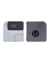 Grille pour micro de caméra arrière compatible pour iPhone 12 Mini - Noir - Pack de 10