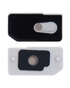 Grille pour micro de caméra arrière compatible pour iPhone 13 Pro/14 Pro et 14 Pro Max - Pack de 10