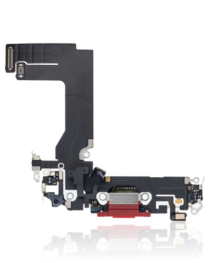[107082080741] Connecteur de charge compatible pour iPhone 13 mini - Premium - RED