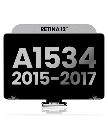 [6776.5351] Bloc écran LCD MacBook Retina 12" A1534 - Gris Sidéral