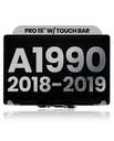 Bloc écran LCD MacBook Pro Retina 15" A1990 2018/2019 - Gris Sidéral