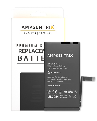 [107082128690] Batterie compatible pour iPhone 14 - AMPSENTRIX