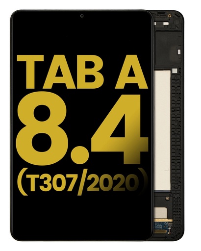 [107082015261] Bloc écran avec chassis compatible pour SAMSUNG Tab A 8.4" (T307) - Reconditionné