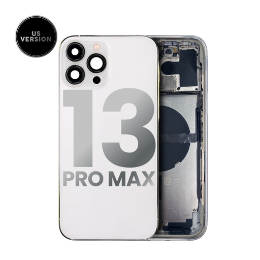 [107082111073] Châssis avec nappes pour iPhone 13 Pro Max - Grade A - avec Logo - Version US - Argent