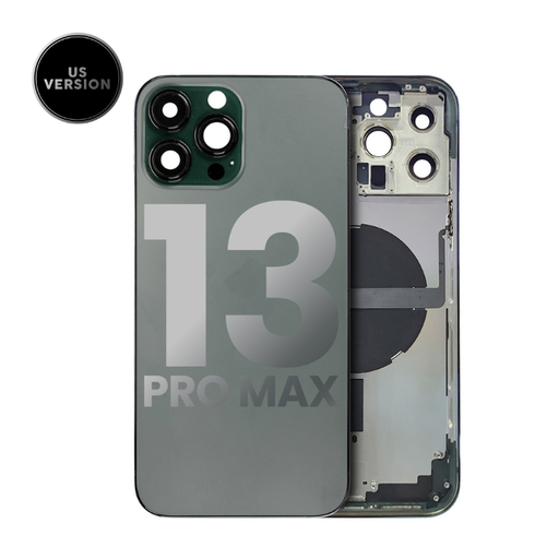 [107082111075] Châssis avec nappes pour iPhone 13 Pro Max - Grade A (avec Logo) - Version US - Vert Alpin