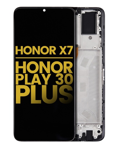 [107082134702] Bloc écran LCD avec châssis compatible Honor X7 - Play 30 Plus - Reconditionné - Toute couleur