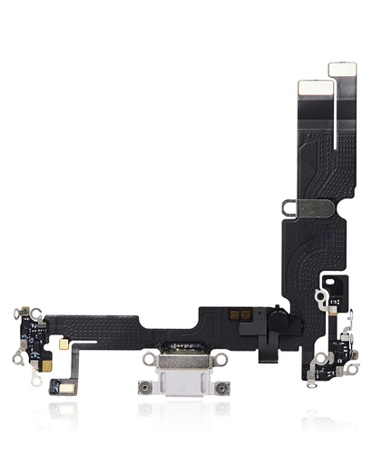 [107082129058] Connecteur de charge compatible pour iPhone 14 Plus - Premium - Mauve