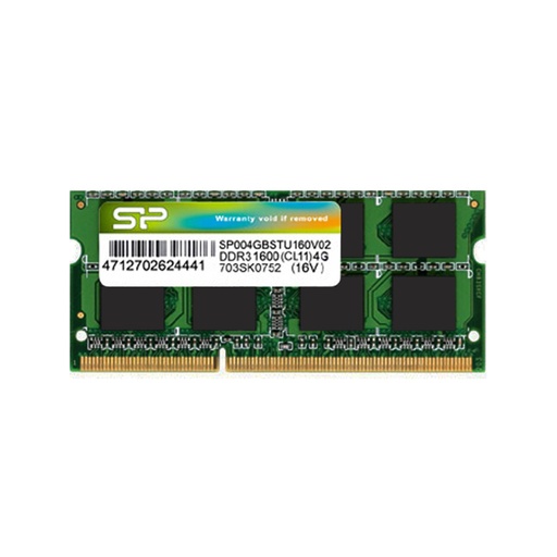 [SP008GBSTU160N02] Barrette de RAM DDR3 1600 CL11 SO-DIMM - 8GB -  Silicon Power