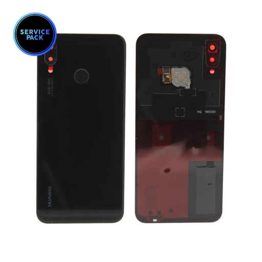 [02351VNT] Vitre arrière pour Huawei P20 Lite - SERVICE PACK - Noir