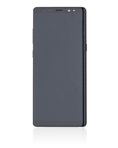 [4270.3952] Bloc écran OLED avec châssis compatible SAMSUNG Note 8 - Reconditionné - Noir