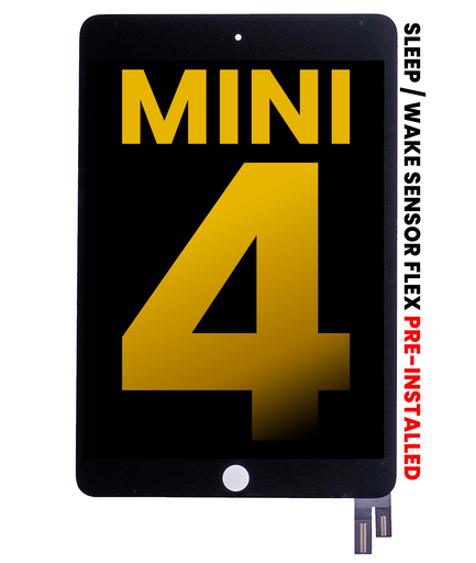[107082006301] Bloc écran LCD et tactile pour iPad Mini 4 - Reconditionné - Noir